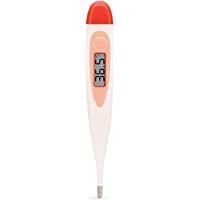 Los mejores  - scala SC 17 rojo Termómetro digital de Fiebre corporal Niños Adultos Medición oral Rectal Axilar Preciso Seguro